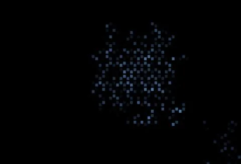 Dark Black vector texture with rectangular style. Stock Illustration