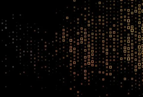 Dark Black vector texture in rectangular style. Stock Illustration
