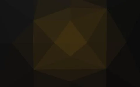 Dark Black vector triangle mosaic cover. 스톡 일러스트