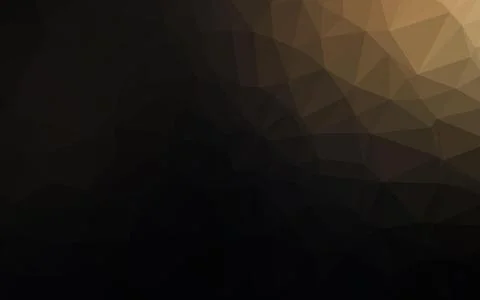 Dark Black vector triangle mosaic texture. 스톡 일러스트