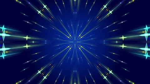 Dark blue abstract background and stars, loop Stock Footage 66237558