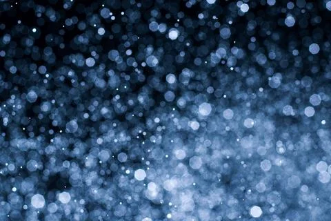 Dark blue abstract background with bokeh. Colorful twinkling lights bokeh lig 스톡 사진