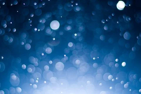 Dark blue abstract background with bokeh. Colorful twinkling lights bokeh lig 스톡 사진