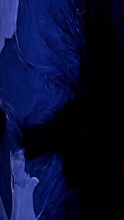 Dark blue abstract background. Cinematic fluid motion video Stock Footage 339778185