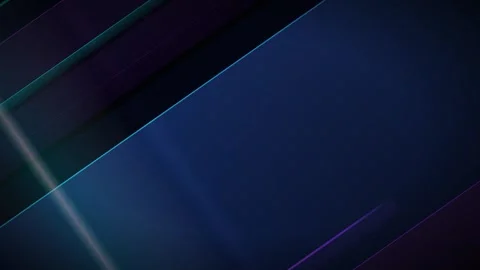 Dark blue abstract background with diagonal glowing lines and subtle dot te.. 動画素材 336365014