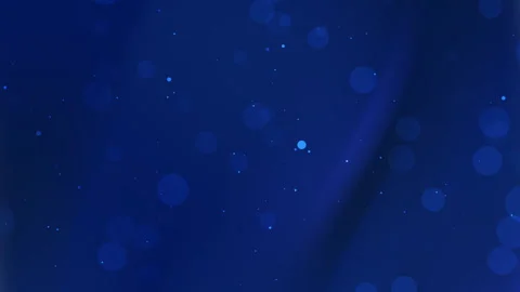 Dark Blue Abstract Background with Floating Bokeh Video stock 303553511