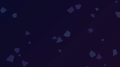 Dark Blue Abstract Background with Floating Geometric Shards Stock Footage 340341294
