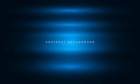Dark blue abstract background with geometric dynamic glowing lines. Stock Illustration
