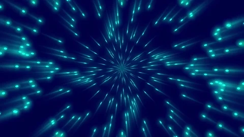 Dark blue abstract background, moving particles, loop Stock Footage 69968910