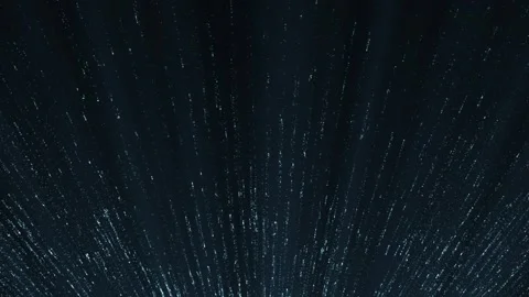 Dark blue abstract background with moving shiny blue particles. Animated Stock Footage 256967137