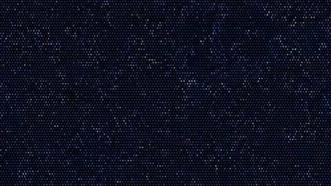 Dark blue abstract background with pulsating glowing grid pattern of dots Stock Footage 333939816