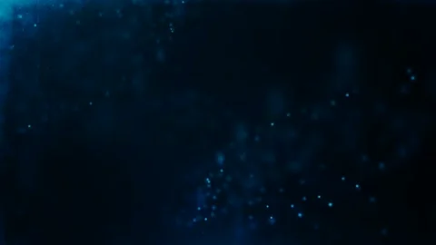 Dark blue abstract background with slowly floating particles Stock Footage 166826803
