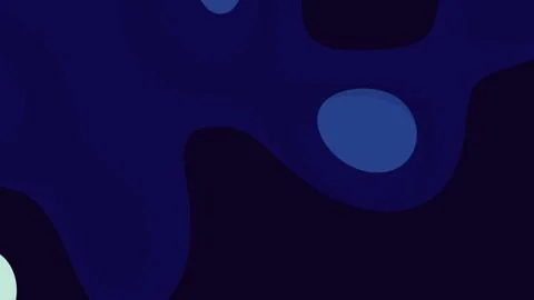 Dark blue abstract background with smooth curved shapes and light blue circul Иллюстрация