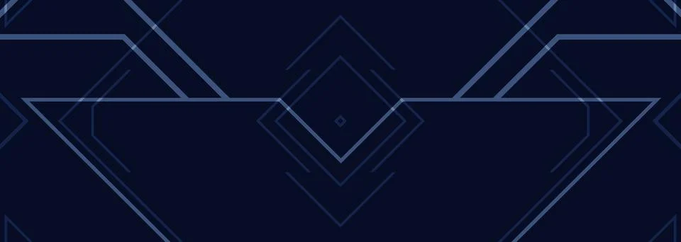 Dark blue abstract background with thin geometric diagonal lines forming a イラスト素材