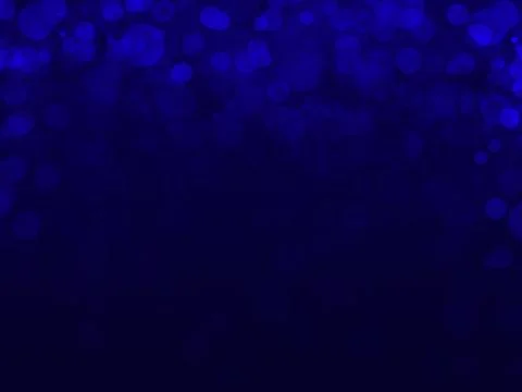 Dark blue abstract bokeh background Stock Illustration