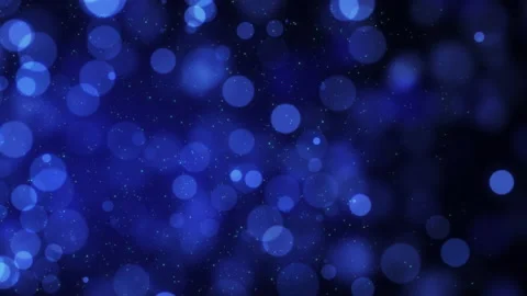 Dark blue abstract bokeh loop background, festive merry christmas and happy n Stock Footage 159795716