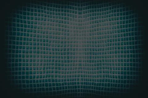 Dark  blue abstract checkered string wave background or texture Stock Illustration