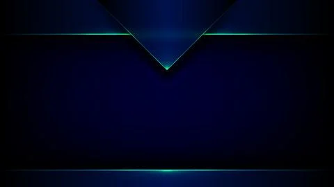 Dark blue abstract digital background with multi layered geometric design a.. Stock Illustration