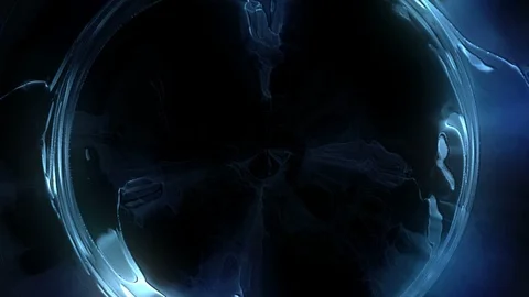 Dark Blue Abstract Energy Background 動画素材 119217369