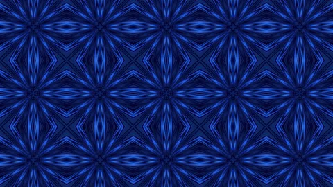 Dark blue abstract geometric background. Kaleidoscope background. Stock Footage 153498138