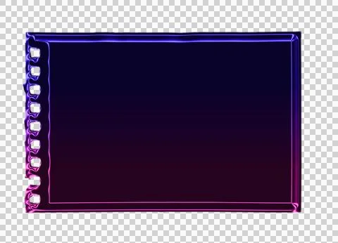 Dark blue abstract geometric digital frame with purple swirl pattern border Stockillustratie