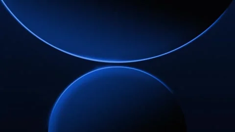 Dark Blue Abstract Geometric Light Lines Background Stock Footage 319478275