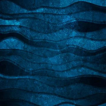 Dark blue abstract old grunge corporate wavy background Stock Illustration