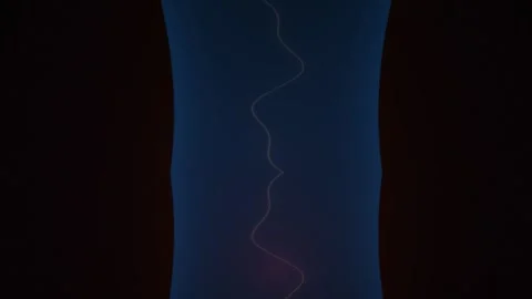 Dark blue abstract shapes on black background. Stock Footage 337503754