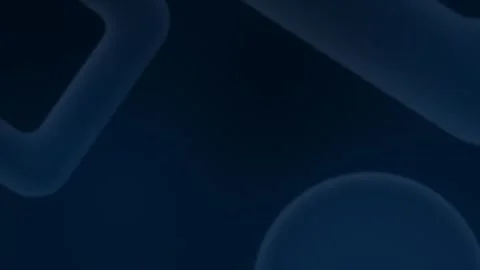 Dark blue abstract with smooth rounded shapes, seamless loop background. 4K. 動画素材 309058849