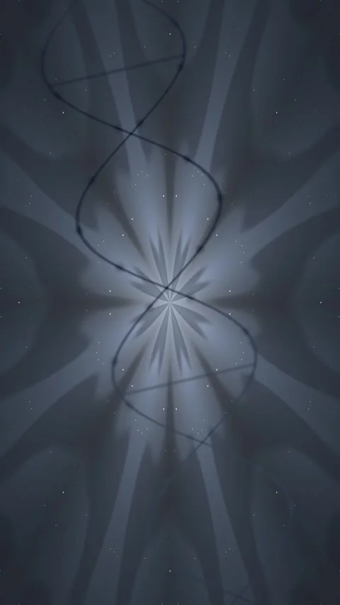 Dark Blue Abstract Spiral Motion Background with Soft Light Stock Footage 342915052
