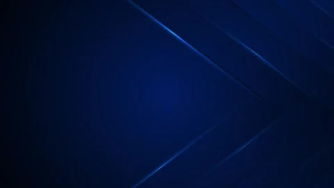 Dark blue abstract tech background sleek diagonal panels, glowing electric lines Stock Footage 340402735