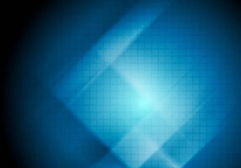 Dark blue abstract tech background Dark blue abstract tech background with... Foto stock