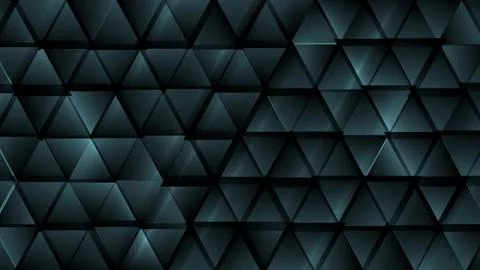 Dark blue abstract tech triangles background Stock Illustration
