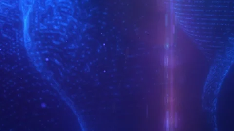 Dark blue abstract texture with subtle dotted patterns and soft light streaks Stock Footage 330591517