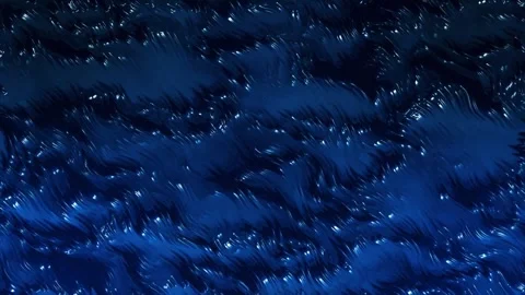 Dark blue abstract waves move under the currents of the wind. Stock Footage 297584344