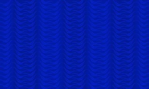 Dark blue abstract wavy line texture background template featuring repeatin.. Stock Illustration