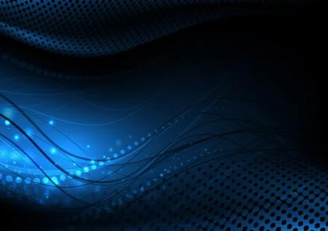 Dark blue abstraction Stock Illustration