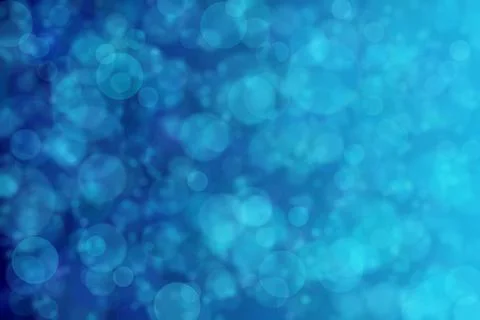 Dark blue and blue abstract defocused background, circle shape bokeh pattern. 스톡 일러스트