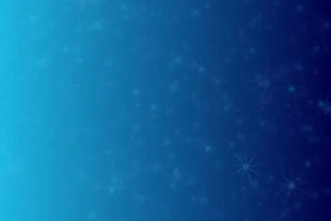 Dark blue and blue abstract defocused background, star shape bokeh pattern. Stock Illustration