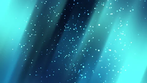 Dark blue and cyan gradient background with sparkling particles 库存影片 335924117