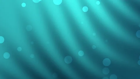 Dark blue and cyan gradient background with bokeh effect Stock Footage 335924712