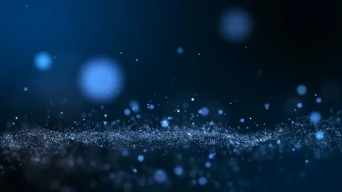 Dark blue and glow particle abstract background. Stock Footage 79288408