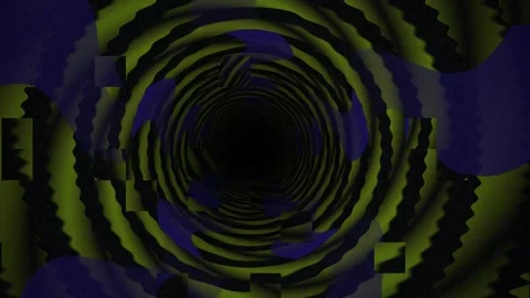 Dark blue and green abstract tunnel. Stock Footage 334869647