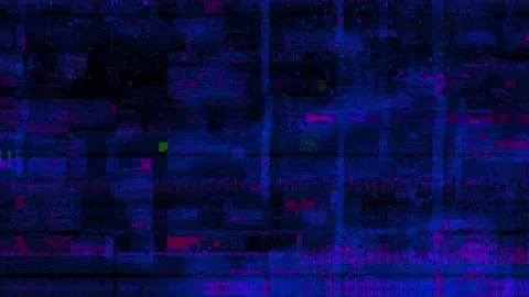 Dark blue and pink digital data glitch background Stock Footage 319052919