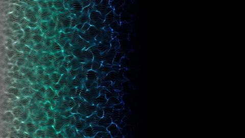 Dark blue and turquoise flowing texture Stock-Footage 342383166