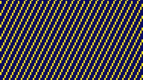 Dark blue and yellow fluid pixel diagonal wave pattern Stock Footage 342080785
