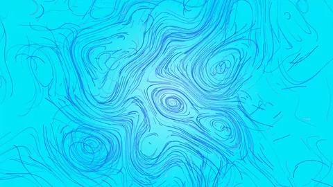 Dark blue animated squiggles on blue background Stock Footage 112943711