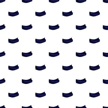 Dark blue athletic neck gaiter seamless pattern Stock Illustration