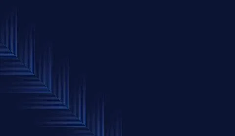 Dark blue background with abstract geometric lines and shapes in futuristic Stockillustratie