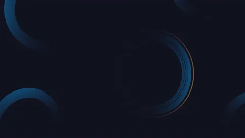 Dark blue background with blue circles in 4k video. Stock Footage 156740327